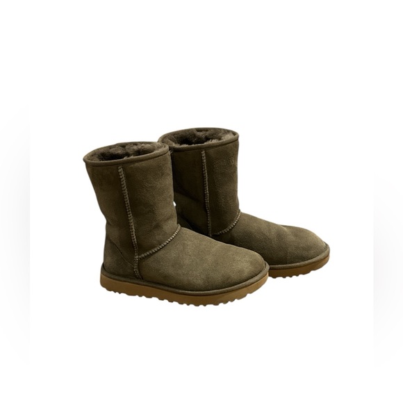 UGG Australia Classic Short II Green Espresso - Picture 10 of 13